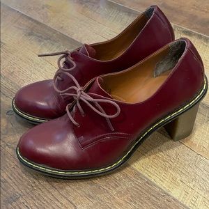 Dr. Martens Jinelle heels Cherry Red 8